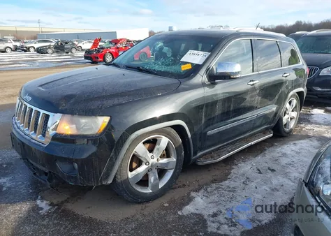 2012 Jeep Grand Cherokee Overland из США, поврежденный, VIN 1C4RJFCTXCC179034